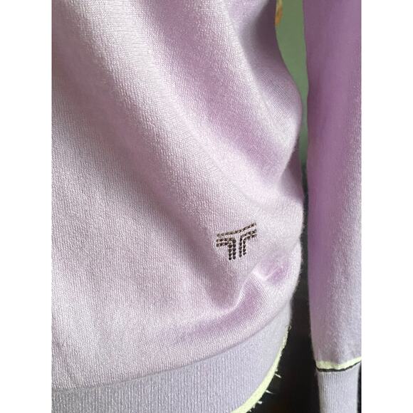 TORY BURCH SPORT CASHMERE V-NECK SWEATER SM - Picture 8 of 10